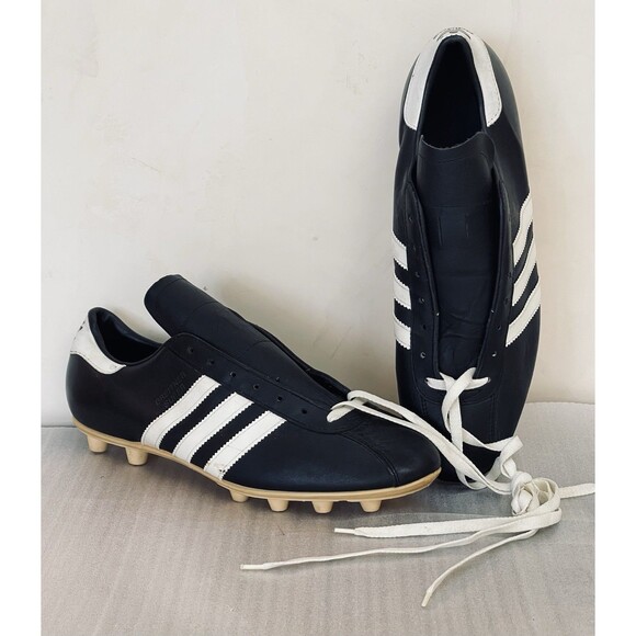 ブリンク VTG Adidas Breitner Super Soccer Cleats Sz 9.5 Men USSR Era FIFA